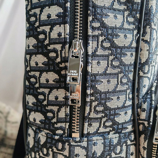 Рюкзак Dior Oblique Jacquard 39x30 см - White