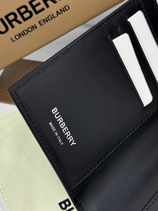 Кожаная обложка для паспорта Burberry Check Premium 14x10x2 см