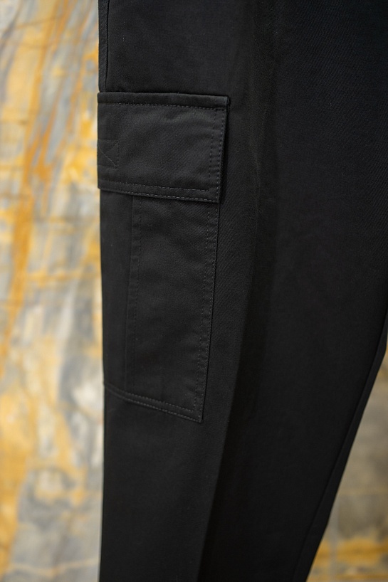 Чёрные штаны-карго Dolce & Gabbana premium