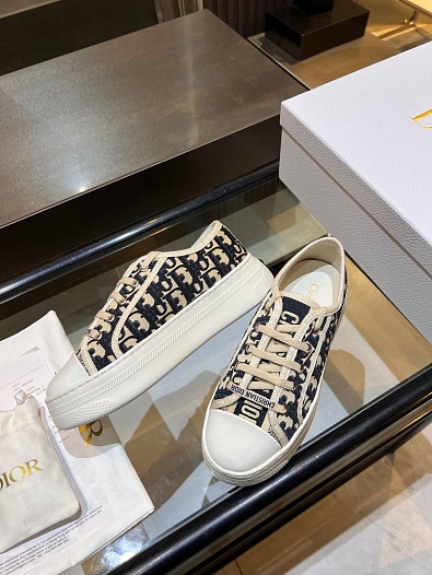 Женские кеды на платформе Dior Walk'n' premium   