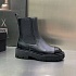 Женские кожаные сапоги Chanel Cruise premium - Black