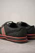 Мужские чёрные кроссовки Gucci GG Monogram