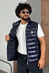 Мужской тёмно-синий жилет Moncler
