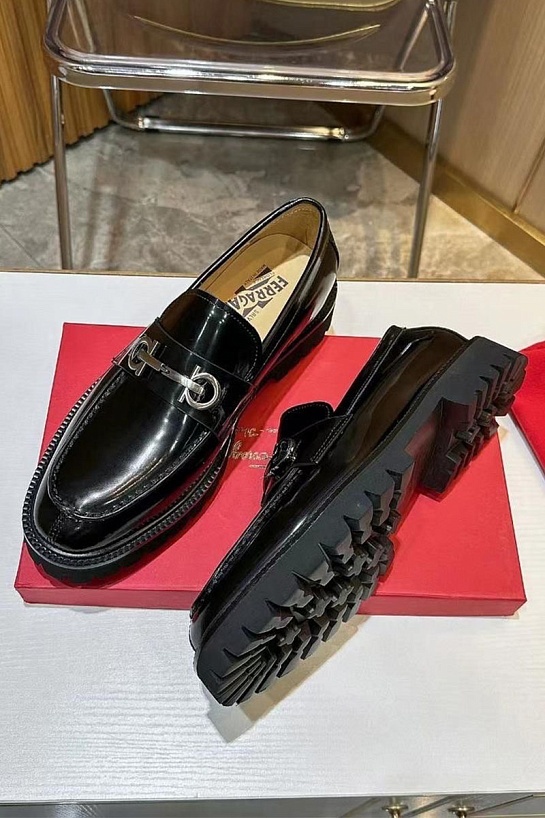 Мужские кожаные лоферы Salvatore Ferragamo