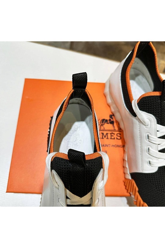 Мужские кроссовки Hermes Depart - Black / White