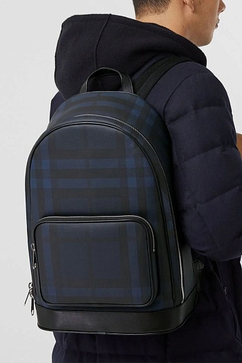 Рюкзак Burberry London Check Premium 44x30x14.5 см - Blue   