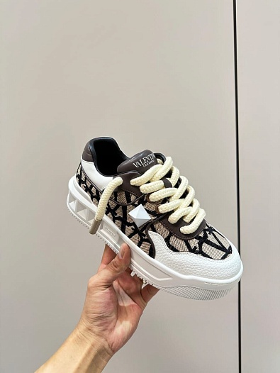 Женские кроссовки Valentino One Stud XL - Black   