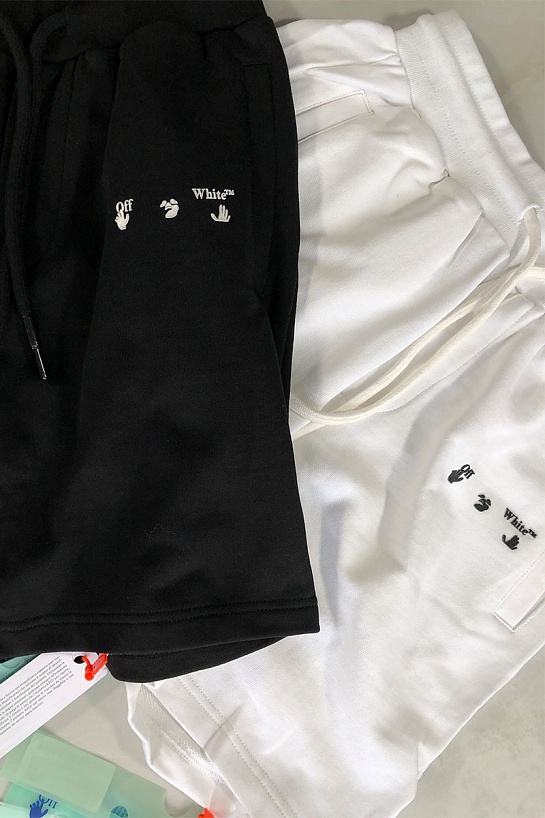 Мужские чёрные шорты Off-White