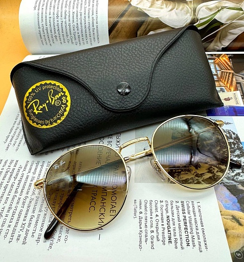 Солнцезащитные очки Ray-Ban New Round - Brown   