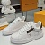 Женские кожаные кроссовки Louis Vuitton Time Out - White