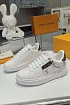 Женские кожаные кроссовки Louis Vuitton Time Out - White