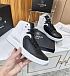 Кроссовки Balmain B-Skate High-Top - Black / White