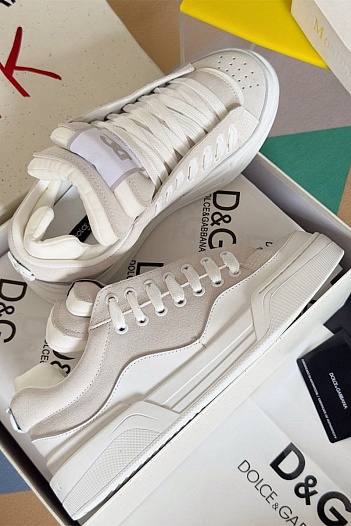 Мужские кроссовки Dolce & Gabbana Mega Skate - White   