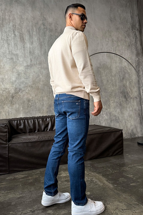 Мужские тёмно-синие джинсы Tommy Hilfiger Slim