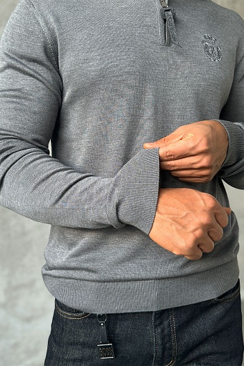Мужская кофта Billionaire zip-up - Grey   