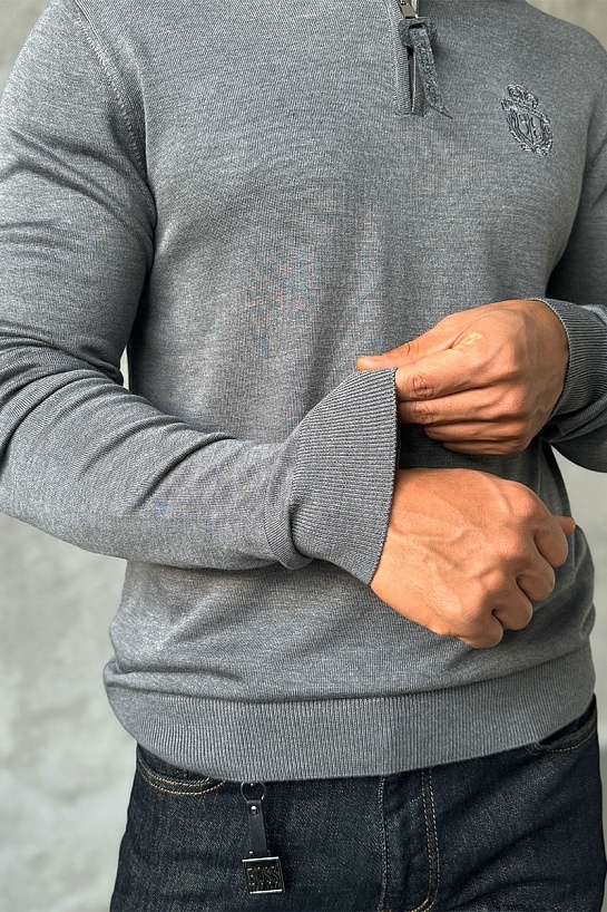 Мужская кофта Billionaire zip-up - Grey