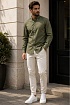 Тёмно-зелёная рубашка Роlо Ralрh Lаurеn logo-embroidered