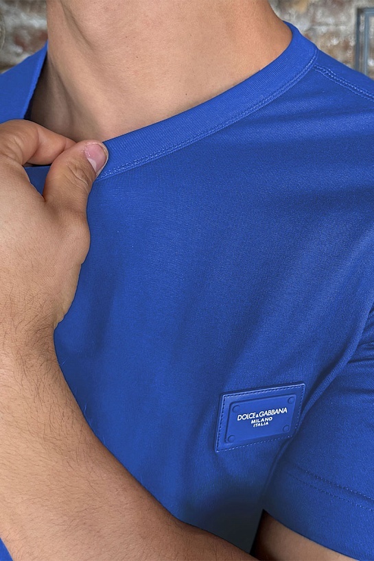 Мужская футболка Dolce & Gabbana Premium - Color Blue