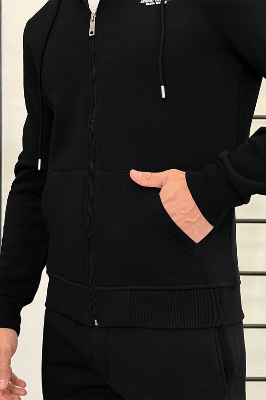 Утеплённая кофта на флисе Armani Exchange