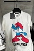 Белая футболка Dsquared2 smurfs graphic-print