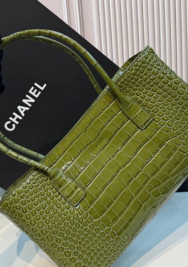 Кожаная сумка Chanel Shopping Tote premium 35x19x12 см   