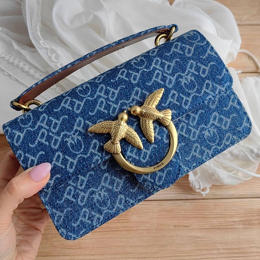 Джинсовая сумка Love Bag 21x12 см   