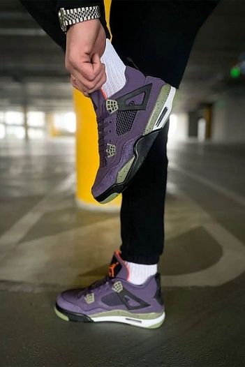 Кроссовки Nike Air Jordan 4 Retro "Canyon Purple"   