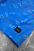 Мужские синие шорты Paul & Shark shark-print