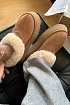 Женские ботинки с мехом UGG Mate Revival - Brown