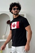 Футболка тёмно-синего цвета Dsquared2 Flag of Canada