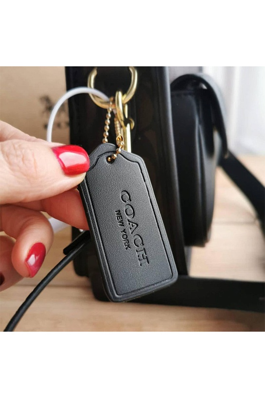 Женская кожаная сумка Coach 27x18 см (2 расцветки)