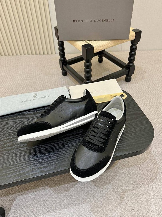 Мужские кроссовки Brunello Cucinelli low-top - Black