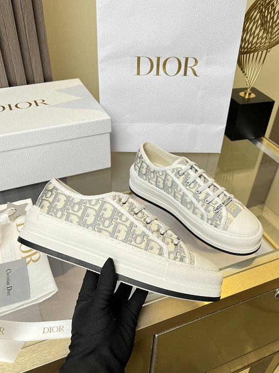 Женские кеды на платформе Dior Walk'n' premium