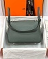 Женская кожаная сумка Hermes Lindy Premium 26x18x13 см - Green