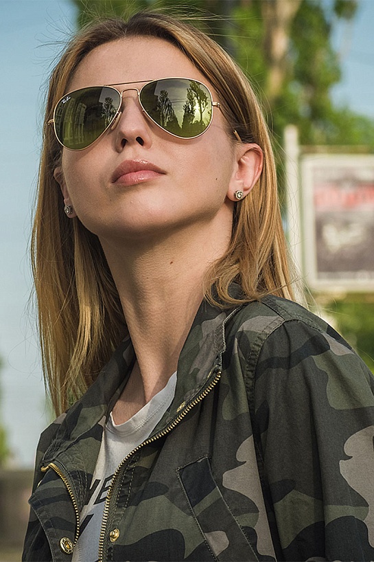 Солнцезащитные очки Ray-Ban Aviator Large Metal