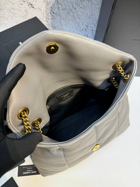Кожаная сумка Yves Saint Laurent LouLou premium 28x17x9 см