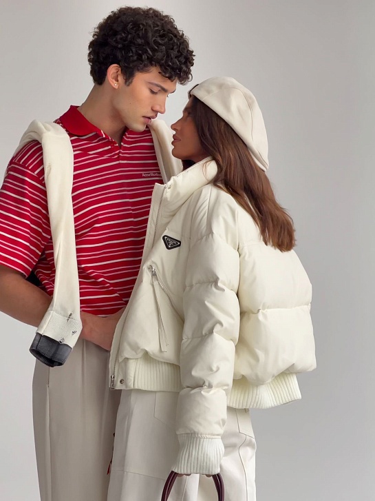 Женская куртка Prada premium - White