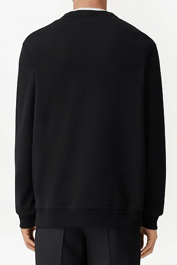 Мужской чёрный свитшот Burberry logo-print   