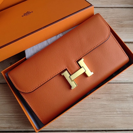 Кожаная сумка-клатч Hermes 21x11 см (7 расцветок)   