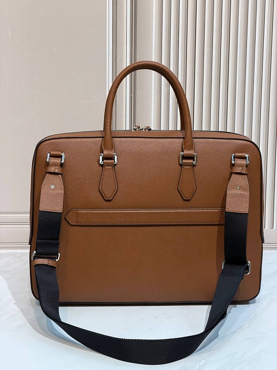 Кожаный портфель Montblanc Sartorial premium 39x28x5 см