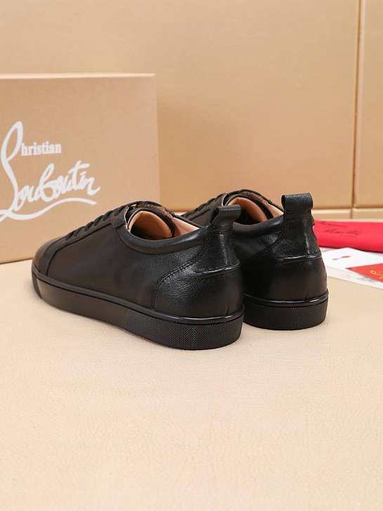 Кожаные кроссовки Christian Louboutin Louis Junior