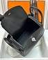 Женская кожаная сумка Hermes Lindy Premium 26x18x13 см - Black