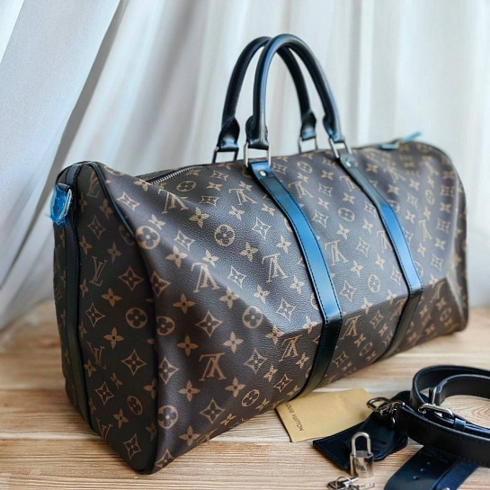 Кожаная дорожная сумка Louis Vuitton Keepall 50x28 см