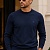 Мужской тёмно-синий джемпер Burberry TB logo-embroidered