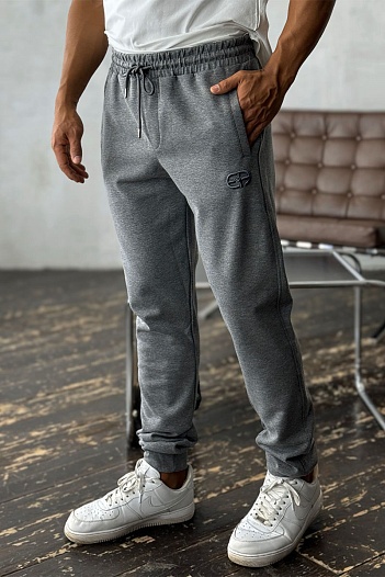 Спортивные штаны Emporio Armani цвета антрацит   