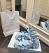 Женские кожаные сандалии Prada Monolith Fisherman - Blue