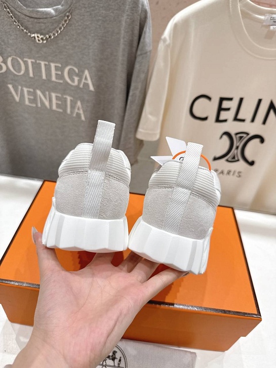 Женские кроссовки Hermes Bouncing  premium - White