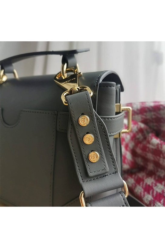 Женская кожаная сумка Balmain B-Buzz 24x21 см (6 расцветок)