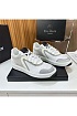 Кожаные кроссовки Balmain B-Skate Low-Top - White / Grey