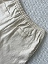 Льняные шорты бежевого цвета Zegna premium